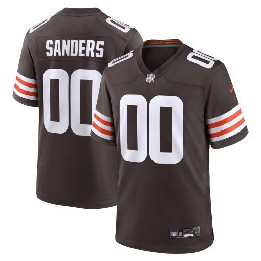 Shedeur Sanders Cleveland Browns Nike 2025 NFL Draft Game Jersey – Brown