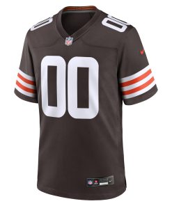 Alternative view of Shedeur Sanders Cleveland Browns Nike 2025 NFL Draft Game Jersey – Brown