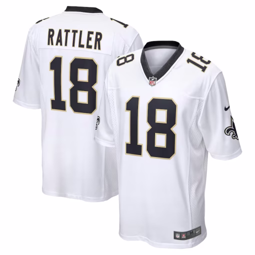 Spencer Rattler New Orleans Saints Nike Game Player Jersey – White