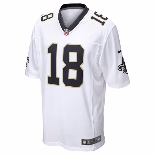 Spencer Rattler New Orleans Saints Nike Game Player Jersey – White - Image 2