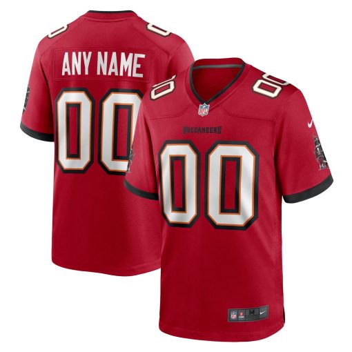 Nike Tampa Bay Buccaneers Custom Game Jersey – Red