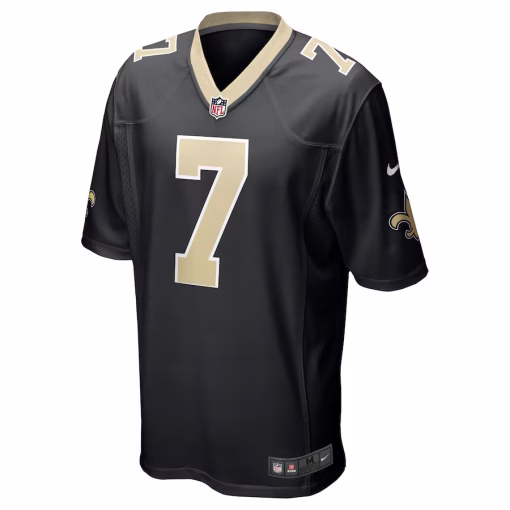 Taysom Hill New Orleans Saints Nike Game Jersey – Black - Image 2