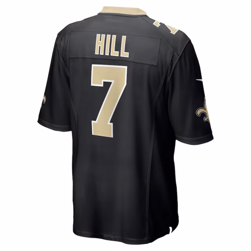 Taysom Hill New Orleans Saints Nike Game Jersey – Black - Image 3