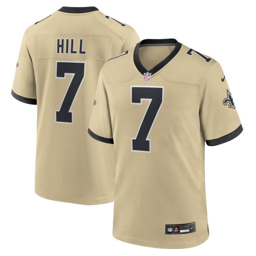 Taysom Hill New Orleans Saints Nike Gameday Golds Alternate Game Player Jersey – Gold