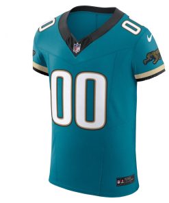 Alternative view of Jacksonville Jaguars Nike Alternate Vapor F.U.S.E. Elite Custom Jersey –  Teal