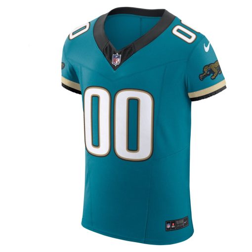 Jacksonville Jaguars Nike Alternate Vapor F.U.S.E. Elite Custom Jersey –  Teal - Image 2
