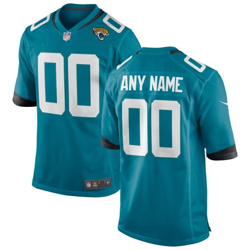 Jacksonville Jaguars Nike Custom Team Game Jersey – Teal