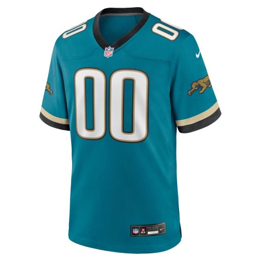 Jacksonville Jaguars Nike Prowler Throwback Custom Game Jersey – Teal - Image 2