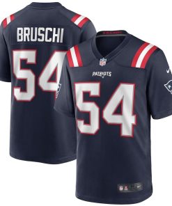 Tedy Bruschi New England Patriots Nike Game Retired Player Jersey – Navy