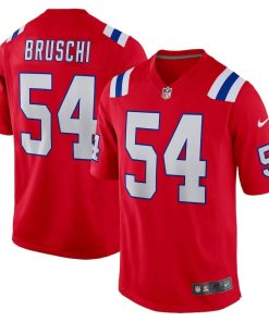 Tedy Bruschi New England Patriots Nike Retired Player Alternate Game Jersey – Red