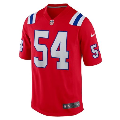 Tedy Bruschi New England Patriots Nike Retired Player Alternate Game Jersey – Red - Image 2