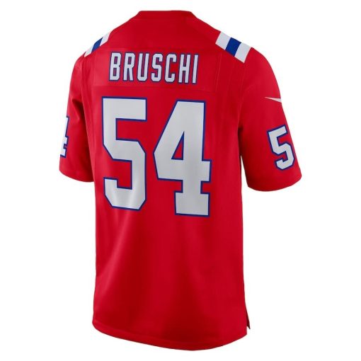 Tedy Bruschi New England Patriots Nike Retired Player Alternate Game Jersey – Red - Image 3