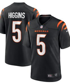 Tee Higgins Cincinnati Bengals Nike Game Player Jersey – Black