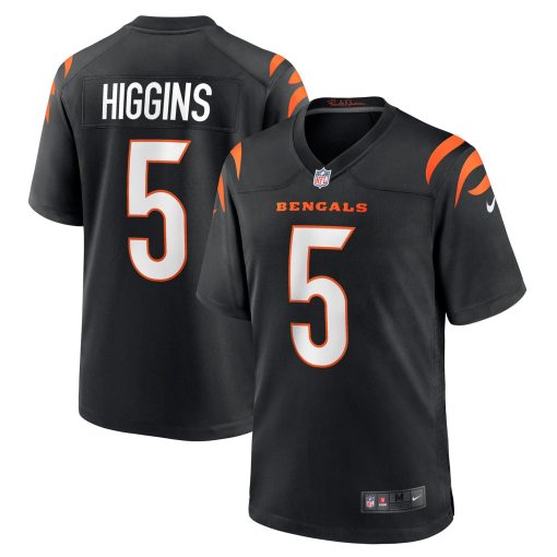Tee Higgins Cincinnati Bengals Nike Game Player Jersey – Black