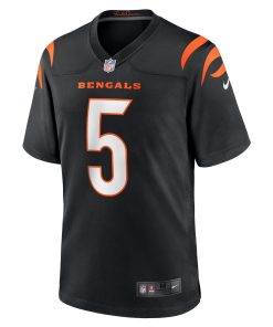 Alternative view of Tee Higgins Cincinnati Bengals Nike Game Player Jersey – Black
