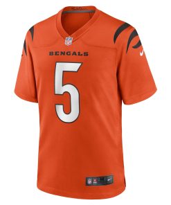 Alternative view of Tee Higgins Cincinnati Bengals Nike Alternate Game Player Jersey – Orange