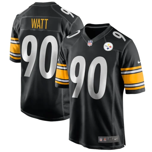 Men’s Pittsburgh Steelers T.J. Watt Nike Black Game Jersey