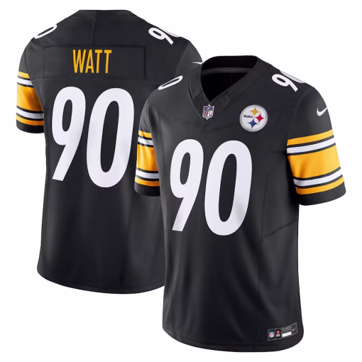Men’s Pittsburgh Steelers T.J. Watt Nike Black Vapor F.U.S.E. Limited Jersey