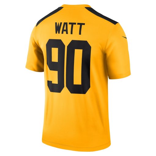 T.J. Watt Pittsburgh Steelers Nike Alternate 1933 Throwback Legend Player Performance Top – Gold - Image 3