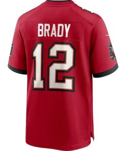 Alternative view of Tom Brady Tampa Bay Buccaneers Nike Game Jersey – Red