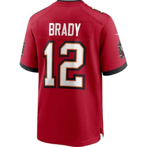 Tom Brady Tampa Bay Buccaneers Nike Game Jersey – Red - Image 2