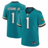 Travis Etienne Jr Jacksonville Jaguars Nike Prowler Throwback Player Game Jersey – Teal