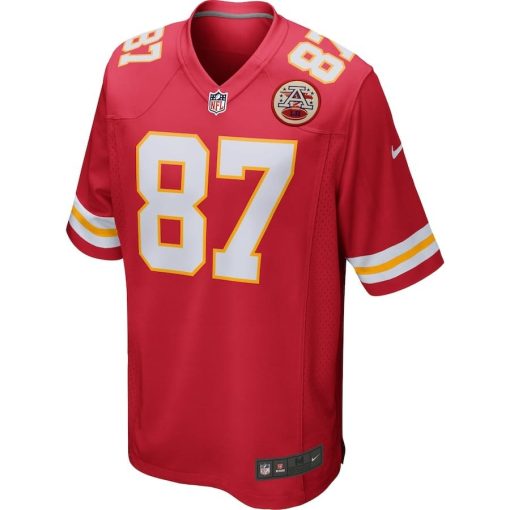 Men’s Kansas City Chiefs Travis Kelce Nike Red Game Jersey - Image 2