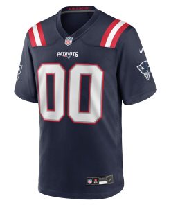 Alternative view of TreVeyon Henderson New England Patriots Nike 2025 NFL Draft Game Jersey – Navy
