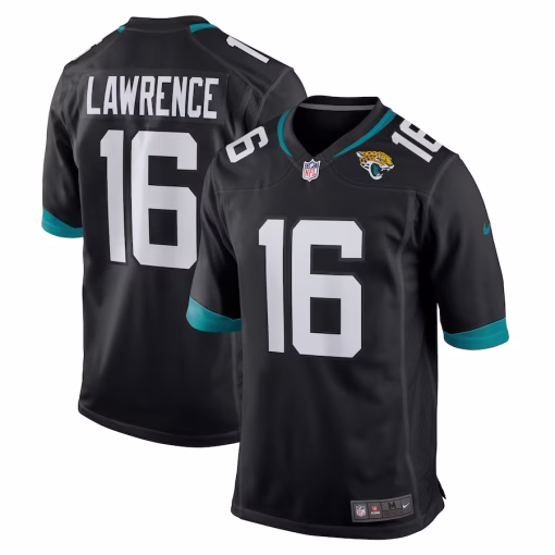 Trevor Lawrence Jacksonville Jaguars Nike Alternate Game Jersey – Black