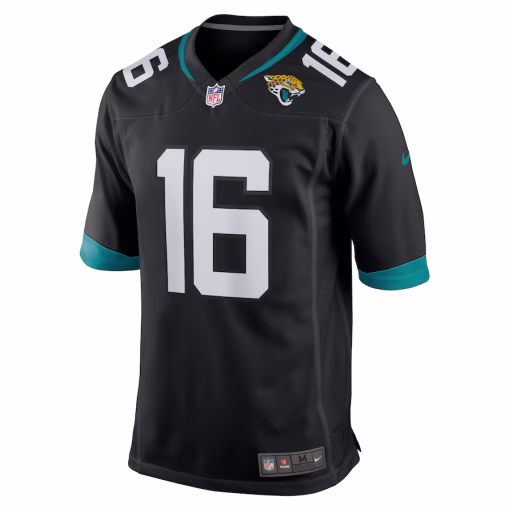 Trevor Lawrence Jacksonville Jaguars Nike Alternate Game Jersey – Black - Image 2