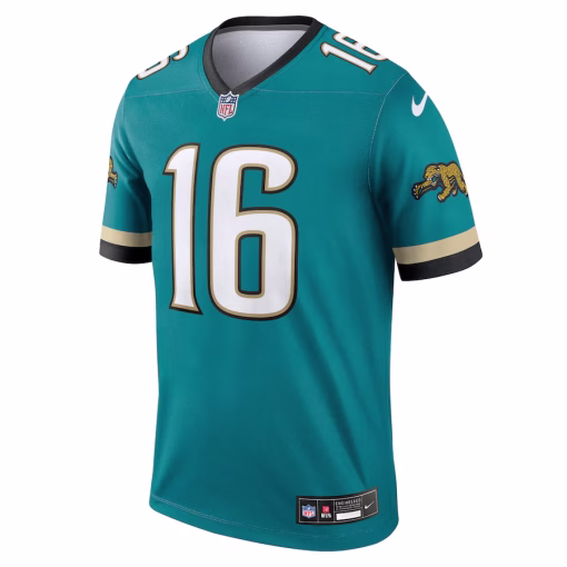 Trevor Lawrence Jacksonville Jaguars Nike Alternate Legend Player Performance Top – Teal - Image 2