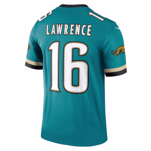 Trevor Lawrence Jacksonville Jaguars Nike Alternate Legend Player Performance Top – Teal - Image 3