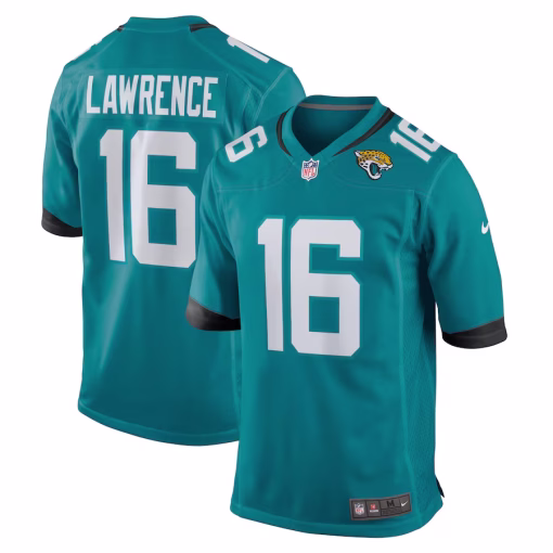 Trevor Lawrence Jacksonville Jaguars Nike Home Game Jersey – Teal