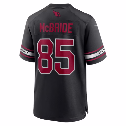 Trey McBride Arizona Cardinals Nike Alternate Game Jersey – Black - Image 3