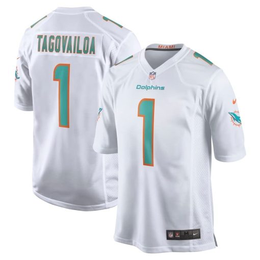 Tua Tagovailoa Miami Dolphins Nike Game Jersey – White