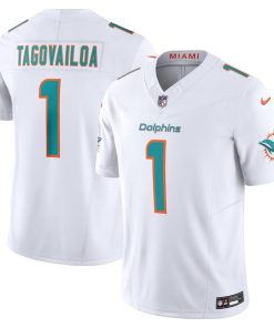 Tua Tagovailoa Miami Dolphins Nike Vapor F.U.S.E. Limited Jersey – White