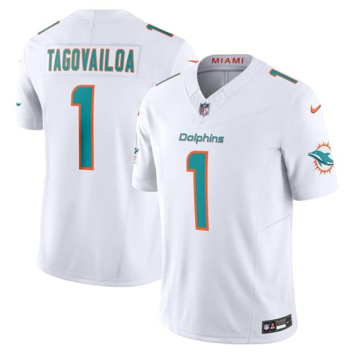 Tua Tagovailoa Miami Dolphins Nike Vapor F.U.S.E. Limited Jersey – White