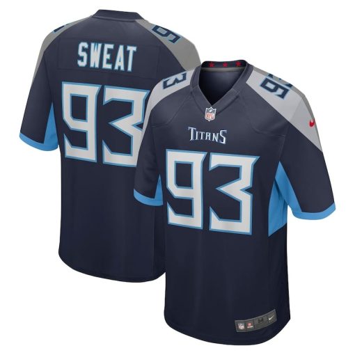T’Vondre Sweat Tennessee Titans Nike Team Game Jersey – Navy