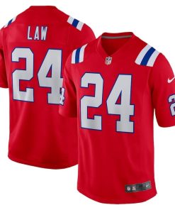 Ty Law New England Patriots Nike Retired Player Alternate Game Jersey – Red