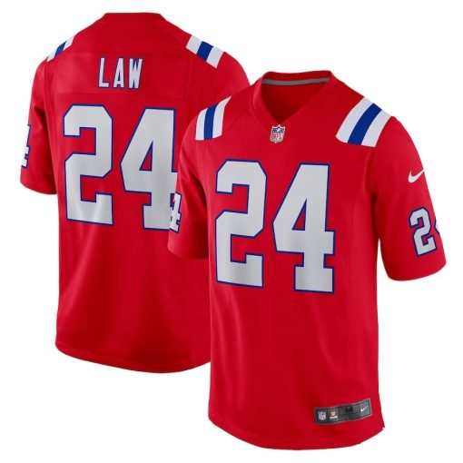 Ty Law New England Patriots Nike Retired Player Alternate Game Jersey – Red