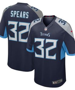 Tyjae Spears Tennessee Titans Nike Team Game Jersey – Navy