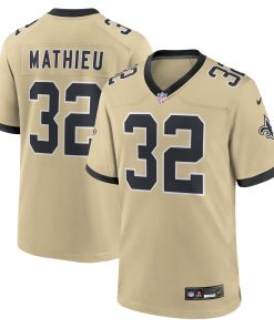 Tyrann Mathieu New Orleans Saints Nike Gameday Golds Alternate Game Player Jersey – Gold