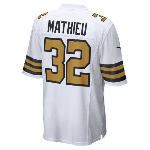 Tyrann Mathieu New Orleans Saints Nike Player Game Jersey – White - Image 3