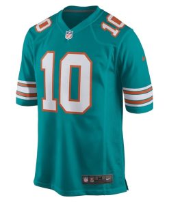 Alternative view of Tyreek Hill Miami Dolphins Nike Alternate Game Jersey – Aqua