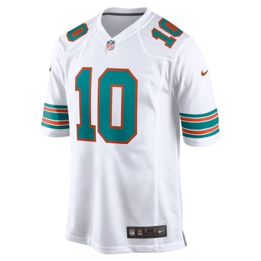 Tyreek Hill Miami Dolphins Nike Alternate Game Jersey – White - Image 3