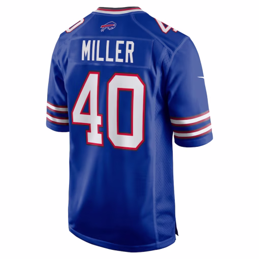 Von Miller Buffalo Bills Nike Game Jersey – Royal - Image 3