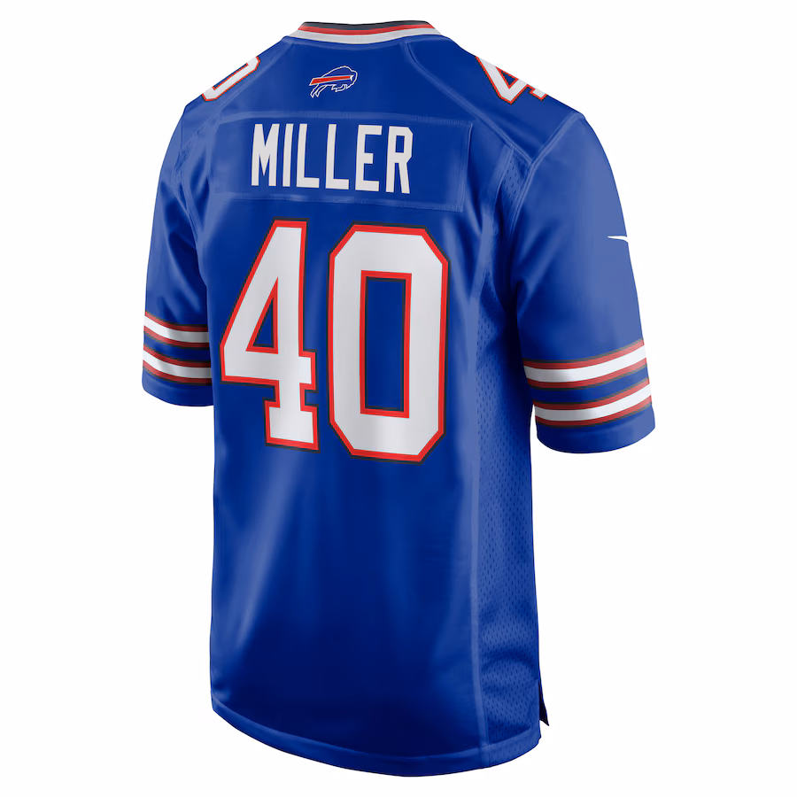 Von Miller Buffalo Bills Nike Game Jersey – Royal - Image 3
