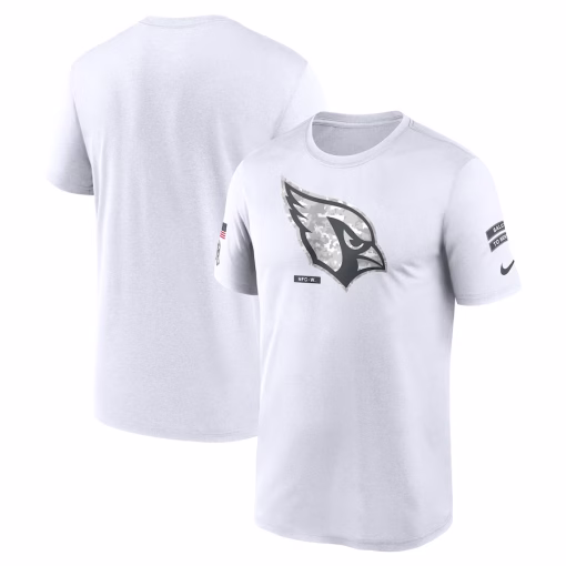 Arizona Cardinals Nike 2024 Salute To Service Legend Performance T-Shirt – White