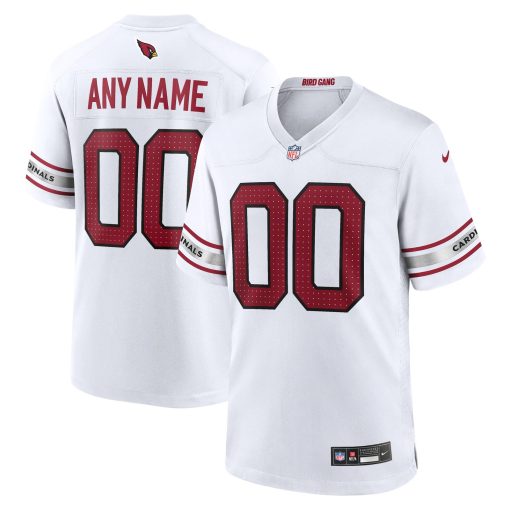 Arizona Cardinals Nike Custom Game Jersey – White