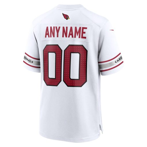 Arizona Cardinals Nike Custom Game Jersey – White - Image 3